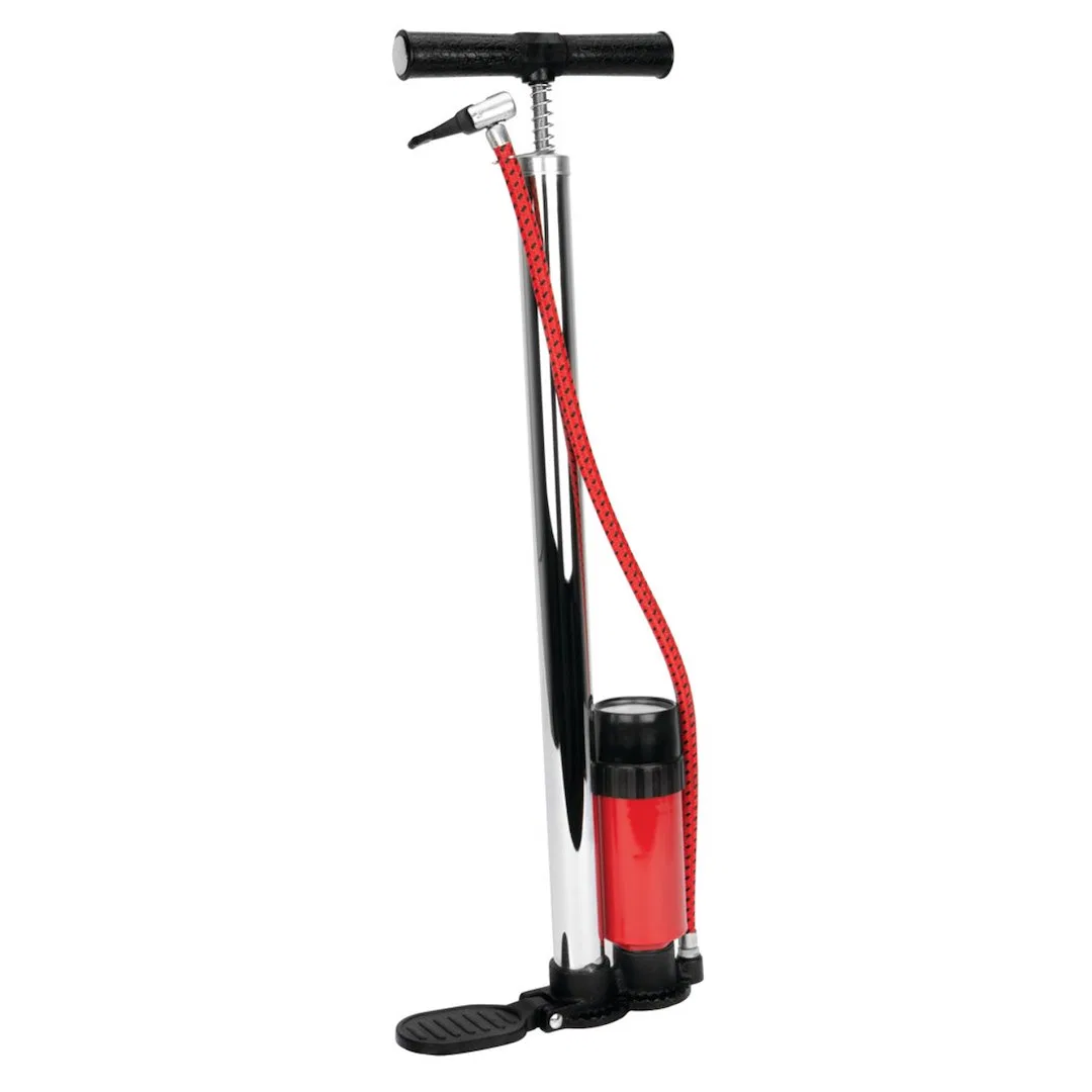 W1636PB – PERFORM TOOL Tire Inflation Pump, Hand Pump 0 To 100 PSI With Gauge 24 Inch Hose With Reserve Tank